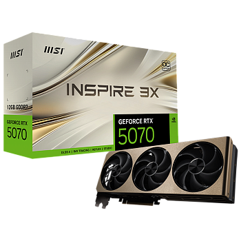 Видеокарта RTX5070 12Gb MSI INSPIRE 3X OC 