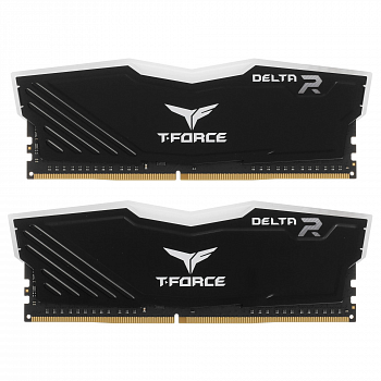 Модуль памяти DDR4 16GB (2x8GB) 3200MHz TEAM DELTA R BLACK TF3D416G3200HC16FDC01