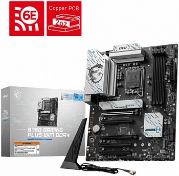 Материнская плата LGA1700 MSI B760 GAMING PLUS WIFI DDR4