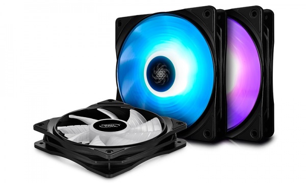 Комплект вентиляторов Deepcool RF120 3-in-1 RGB Black