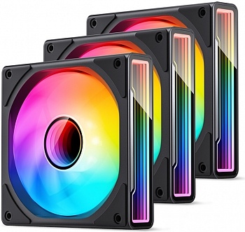 Вентилятор JONSBO ZK-120B (3 in 1) Black ARGB