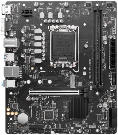 Материнская плата LGA1700 MSI PRO H610M-E DDR4 BS