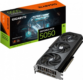 Видеокарта RTX5050 8Gb Gigabyte GAMING OC 8GB GDDR6 GV-N5050GAMING OC-8GD