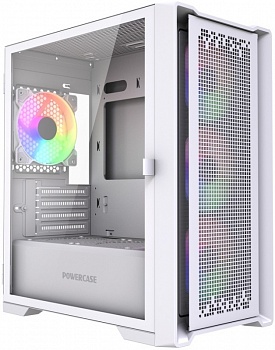 Корпус Powercase ByteFlow Micro White LE / CAMBFW-A4-LE
