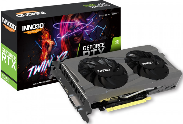 RTX3050 8Gb INNO3D TWIN X2 N30502-08D6-1711VA41