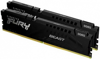 Модуль памяти DDR5 16GB (2x8Gb) 6000MHz Kingston Fury Beast KF560C36BBEK2-16