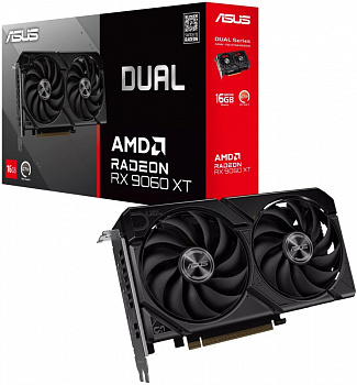 Видеокарта AMD RX 9060 XT 16Gb ASUS DUAL-RX9060XT-16G
