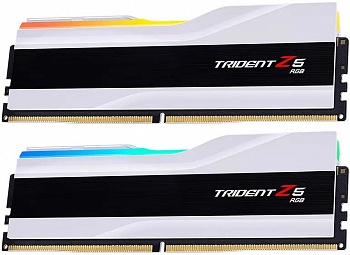 Модуль памяти DDR5 64Gb (2x32Gb) 6000MHz G.Skill TRIDENT Z5 RGB F5-6000J3636F32GX2-TZ5RW White