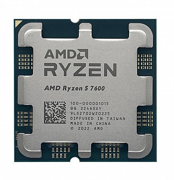 Процессор AM5 AMD Ryzen 5 7600 3.8Ghz 100-000001015 OEM BS