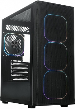 Корпус XASTRA A300M 4ARGB-C6 Black / A300M-4FG12A-C6