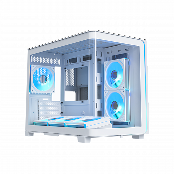 Корпус XASTRA QR600M 6ARGB C10-UC White / QR600M-6FM12A-C10-UC-L-WH