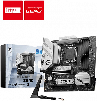 Материнская плата LGA1700 MSI B760M PROJECT ZERO