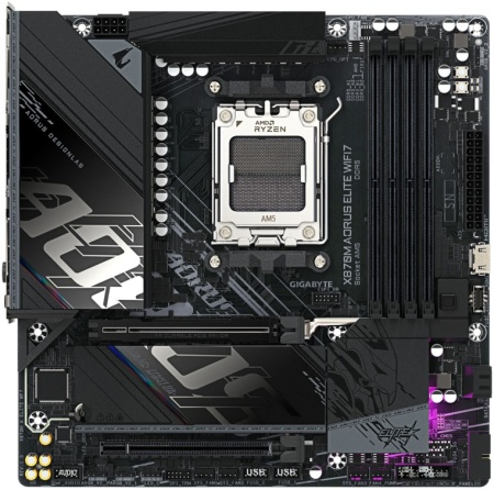 Материнская плата AM5 GIGABYTE X870M AORUS ELITE WIFI7