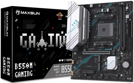 Материнская плата AM4 Maxsun MS-B550M GAMING WIFI