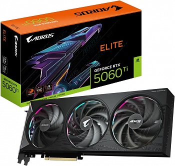 Видеокарта RTX5060Ti 16Gb Gigabyte AORUS ELITE GV-N506TAORUS E-16GD