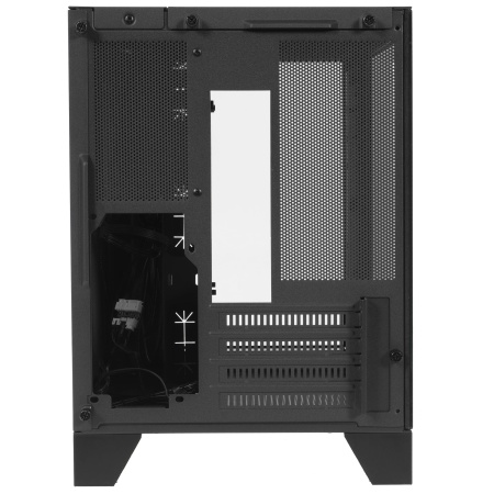 Корпус 1STPLAYER STEAMPUNK SP6 Black / mATX, TG / SP6-G-BK
