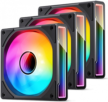 Вентилятор JONSBO ZK-120B (3 in 1) Black ARGB