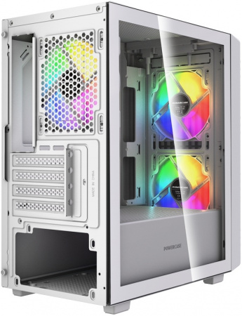 Корпус Powercase Mistral SM07 ARGB White / CMMSM07W-A3