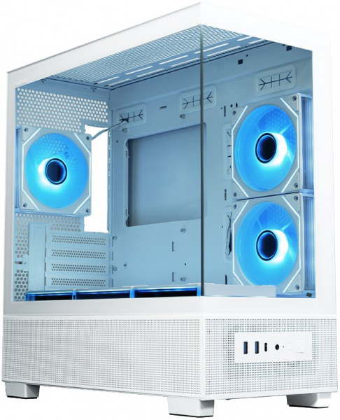 Корпус XASTRA Q500M 6ARGB-C10-UC White / Q500M-6FM12A-C10-UC-WH BS