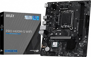 Материнская плата LGA1700 MSI PRO H610M-S WIFI DDR5