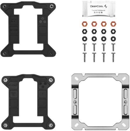 Кулер DEEPCOOL AG400 LGA1700/1200/115X/AM5/AM4 TDP 220W