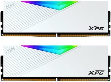 Модуль памяти DDR5 32GB (2x16Gb) 7200MHz ADATA XPG LANCER White RGB AX5U7200C3416G-DCLARWH