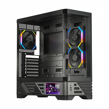 Корпус 1STPLAYER MC8 ARGB MC8-BK-2FH7R-1FH7-HUB3 Black