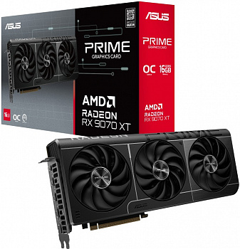 Видеокарта RX9070XT 16Gb Asus PRIME-RX9070XT-O16G