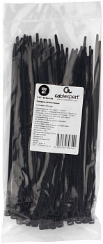 Стяжки NYT-200x3.6В пластиковые 200 мм х 3.6 мм, чёрные (100 шт.)