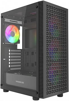 Корпус Powercase Mistral EA18, Tempered Glass, 4x120mm PWM ARGB, черный, ATX (CMAEA18-A4)