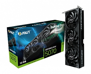 Видеокарта RTX5070 12Gb Palit INFINITY3 OC NE75070S19K9-GB2050S