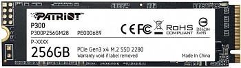 Накопитель SSD M.2 256Gb Patriot P300 P300P256GM28