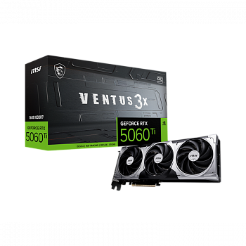 Видеокарта RTX5060Ti 16Gb MSI VENTUS 3X OC