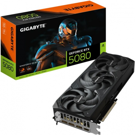 Видеокарта RTX5080 16Gb GIGABYTE GV-N5080WF3OC-16GD НК