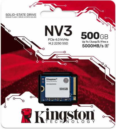 Накопитель SSD M.2 500Gb Kingston NV3 SNV3SM3/500G
