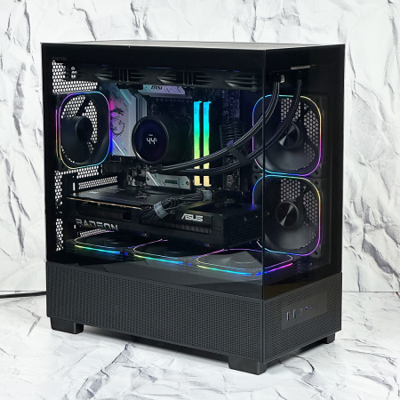 Игровой компьютер 7800X3D / B650M / DDR5 32GB / SSD M.2 512GB + 2TB / RX9070XT / 750W / XASTRA Q500M