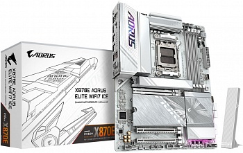 Материнская плата AM5 GIGABYTE X870E AORUS ELITE WIFI7 ICE