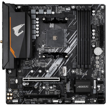 Материнская плата AM4 GIGABYTE B550M AORUS ELITE AX