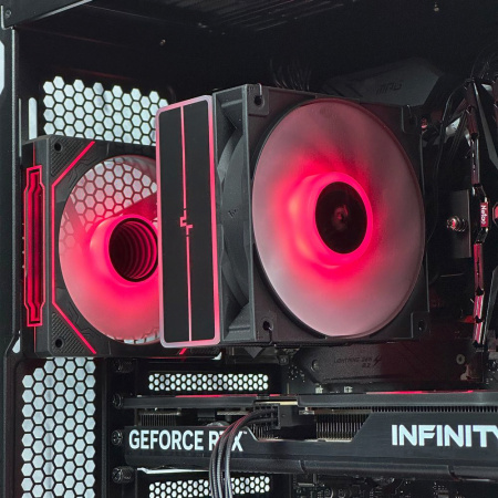 Игровой компьютер Ryzen 7 5700X / RTX5060Ti 16Gb / DDR4 32GB / B550 / SSD M.2 1TB / 650W / Powercase