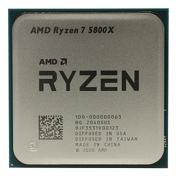 Процессор AM4 AMD Ryzen 7 5800X 3.8GHz 100-000000063 OEM