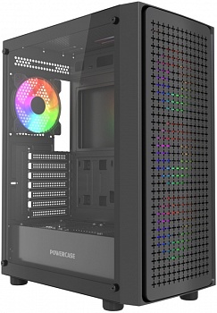 Корпус Powercase Mistral EA20, Tempered Glass, 4x120mm FRGB, черный, ATX (CMAEA20-L4)