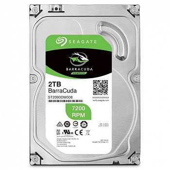 Жесткий диск HDD 3,5" 2Tb SEAGATE ST2000DM008 OFFICIAL RECERTIFIED