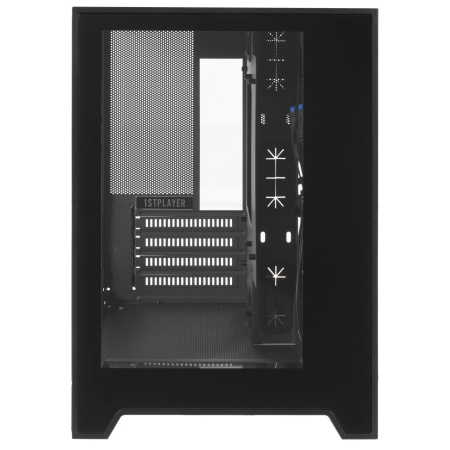 Корпус 1STPLAYER STEAMPUNK SP6 Black / mATX, TG / SP6-G-BK