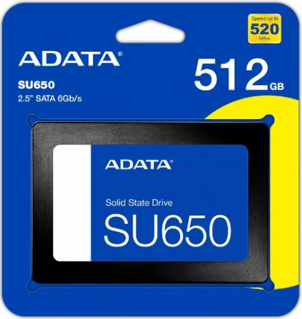 Накопитель SSD 2.5" ADATA 512GB SU650 ASU650SS-512GT-R