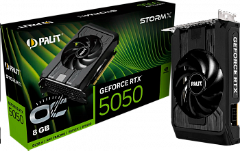 Видеокарта RTX5050 8Gb Palit STORMX OC NE65050T19P1-GB2070F НК