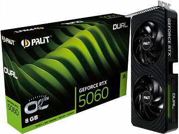 Видеокарта RTX5060 8Gb Palit DUAL OC NE75060S19P1-GB2063D BS