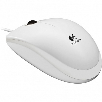 Мышь Logitech Mouse B100 White