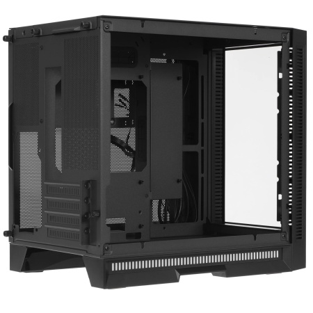Корпус 1STPLAYER STEAMPUNK SP6 Black / mATX, TG / SP6-G-BK