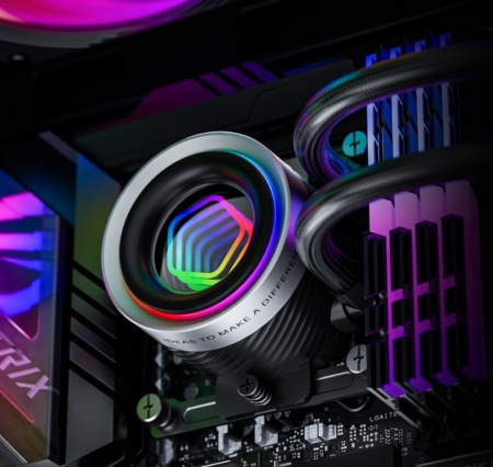 Водяное охлаждение ID-COOLING FX360 INF ARGB Black