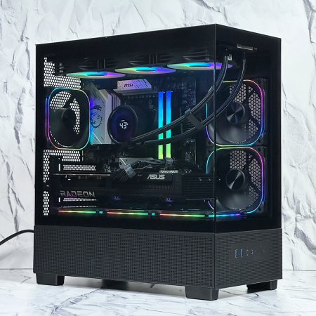 Игровой компьютер 7800X3D / B650M / DDR5 32GB / SSD M.2 512GB + 2TB / RX9070XT / 750W / XASTRA Q500M